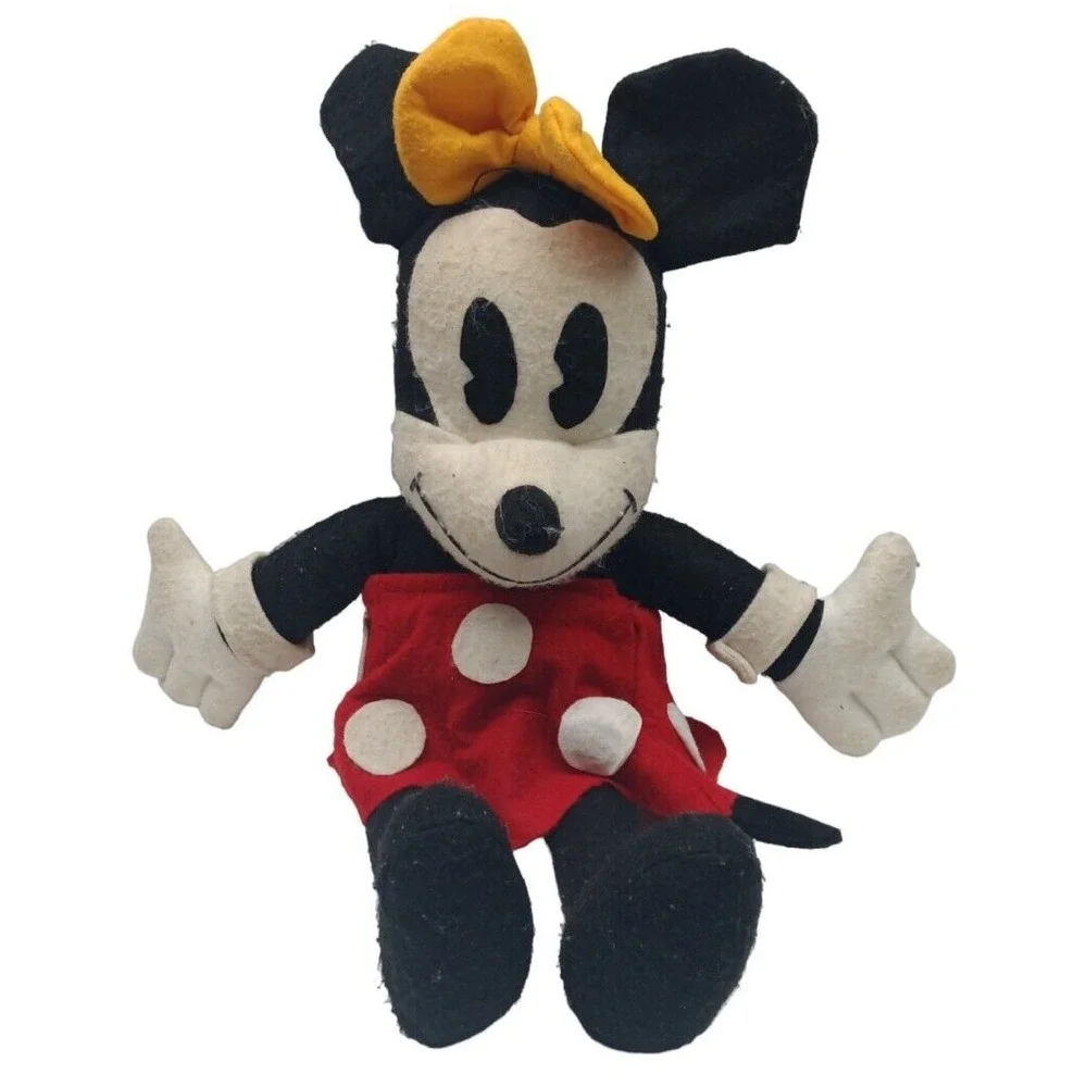 Vintage Walt Disney, Minnie Mouse Plush, Stuffed, 24